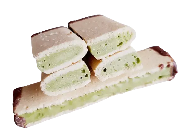 Печиво Meiji Horn Kaora Matcha Chocolate Biscuit Sandwiches, 53г - фото 4