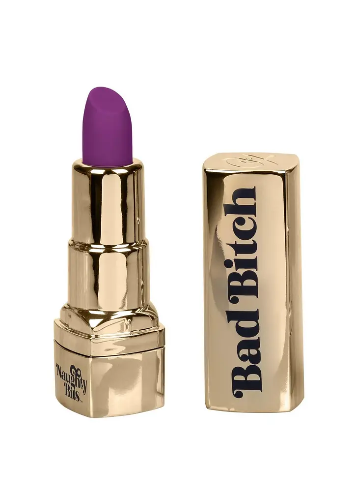 Міні-вібратор Calexotics Bad Bitch Lipstick, 7.5 см (золотий)