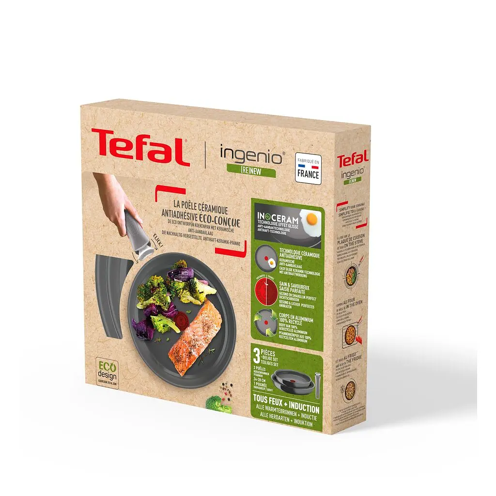 Набір посуду Tefal Ingenio Renew 3 предмета (L2609502) - фото 12