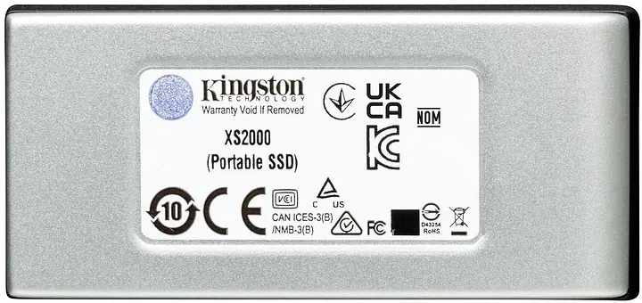 SSD накопичувач зовнішній Kingston XS2000 2 TB USB 3.2 Gen2 (2x2) Type-C (SXS2000/2000G) - фото 2