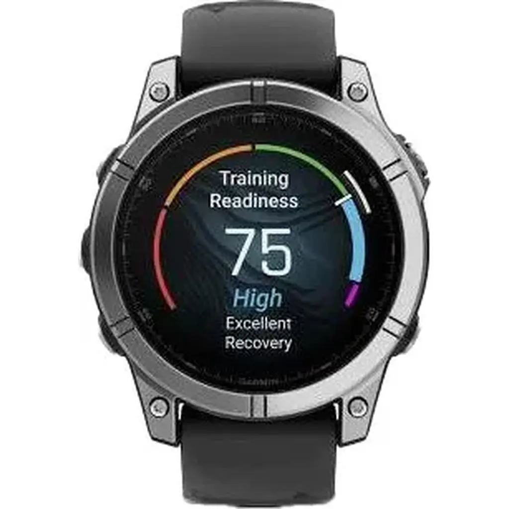 Смарт-часы Garmin Fenix E 47mm AMOLED Stainless Steel with Black Silicone Band 010-03025-02/00 - фото 8