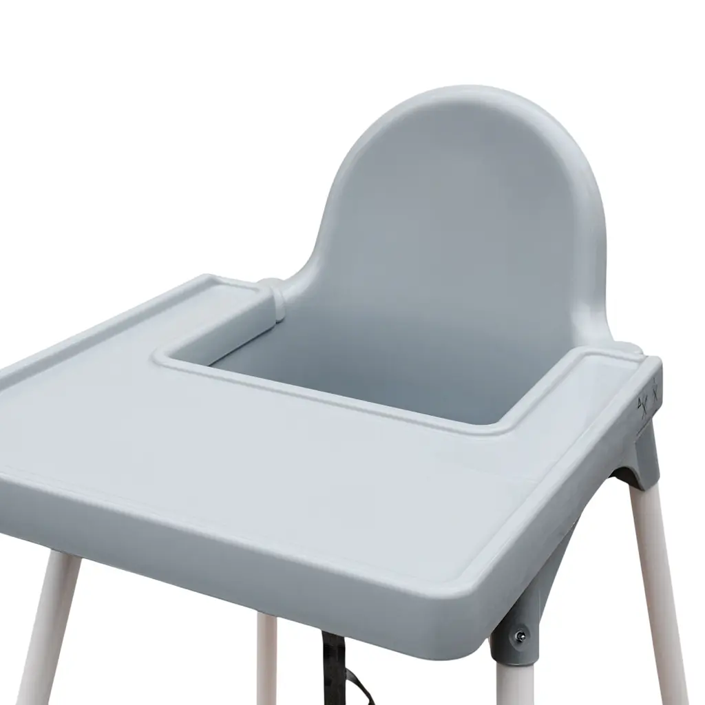 Стілець для годування IKEA ANTILOP зі стільницею Сіро-блакитний / Білий - фото 3