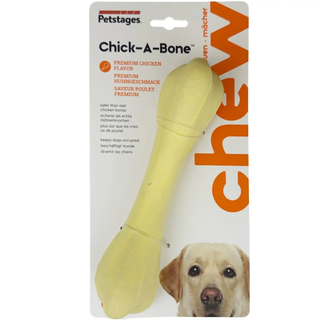 Іграшка для собак Petstages A-Bone Кістка з ароматом курки 8 см (0700603673396) - фото 5