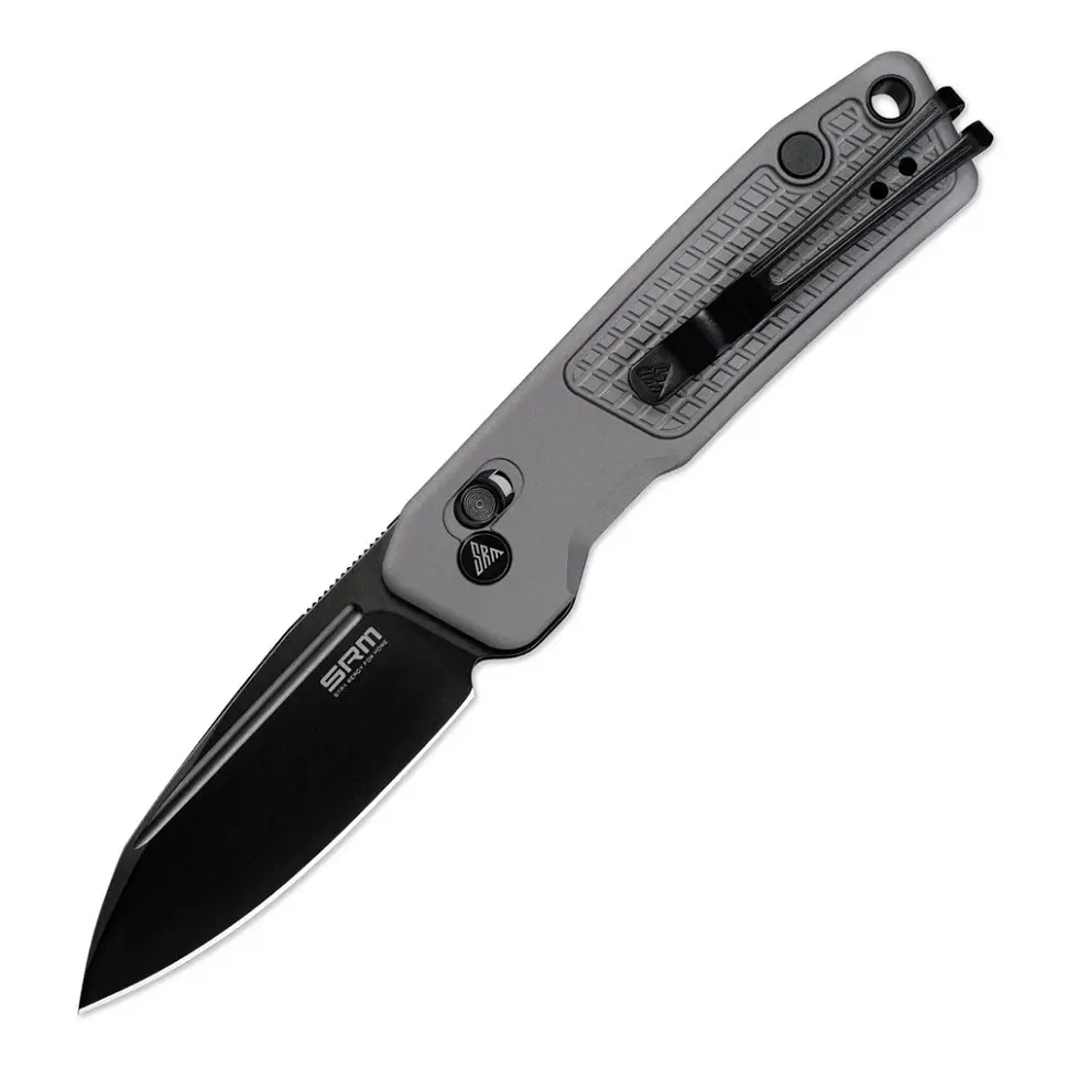 Ніж складаний кишеньковий SRM Scout 7229-AK (6.9 см) 14C28N / алюміній сірий