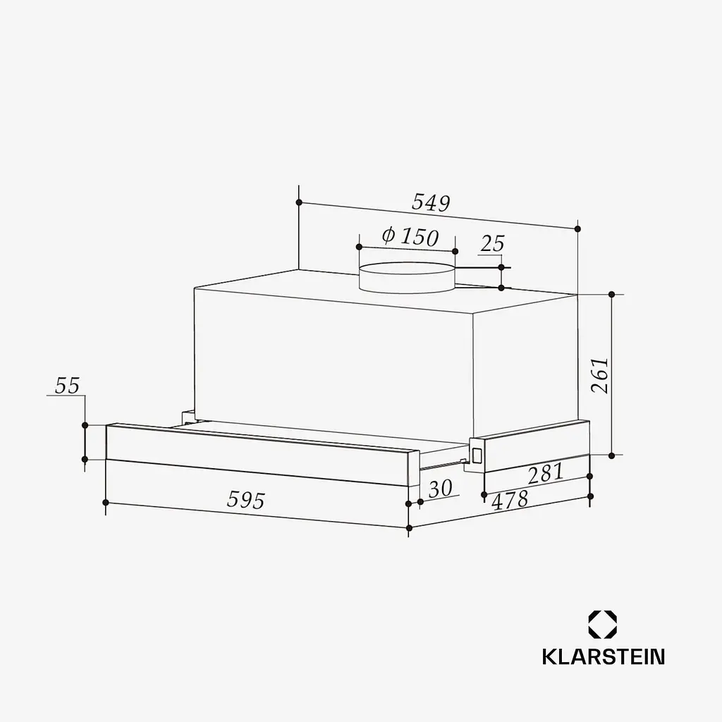 Витяжка Klarstein Viola (10045311) - фото 5