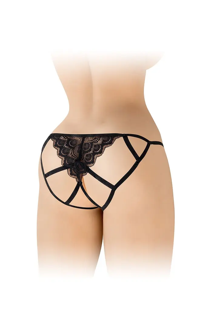 Трусики з відкритим доступом Fashion Secret Zoe, One Size чорні