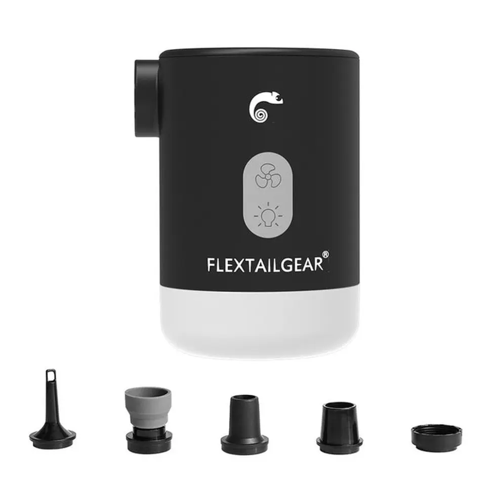 Насос-фонарь-powerbank кемпинговый Flextail Max Pump 2 Pro, черный