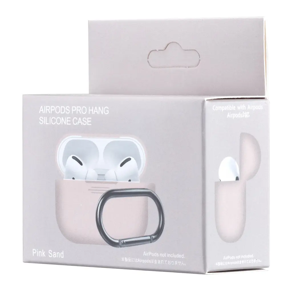 Чохол Silicone Case 1,2mm for AirPods Pro рожевий Sand - фото 2