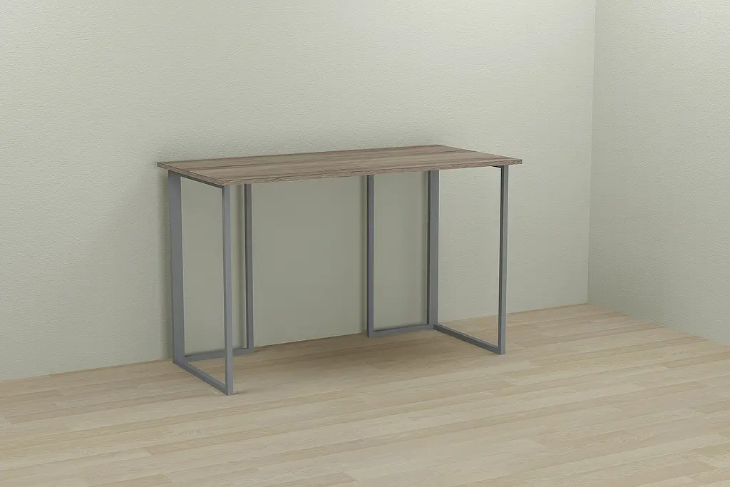 Компьютерный стол Ferrum-decor Ханна 75x140x60 серый ДСП Дуб Сонома Труфель 16мм (FRD-101413) - фото 6