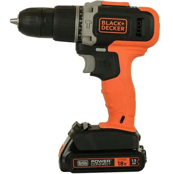 Акумуляторний дриль-шурупокрут Black+Decker з АКБ та ЗП BCD003C1 - фото 3