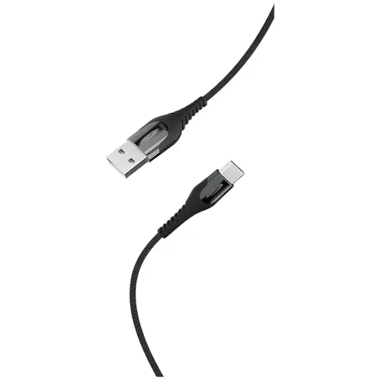 Кабель XO lightning NB138 Lamp Zinc Alloy 2A/1m Black