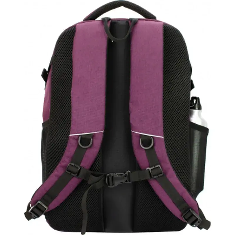 Рюкзак шкільний Optima 18.5" 2 в 1 Фіолетовий (O96908-03) - фото 2