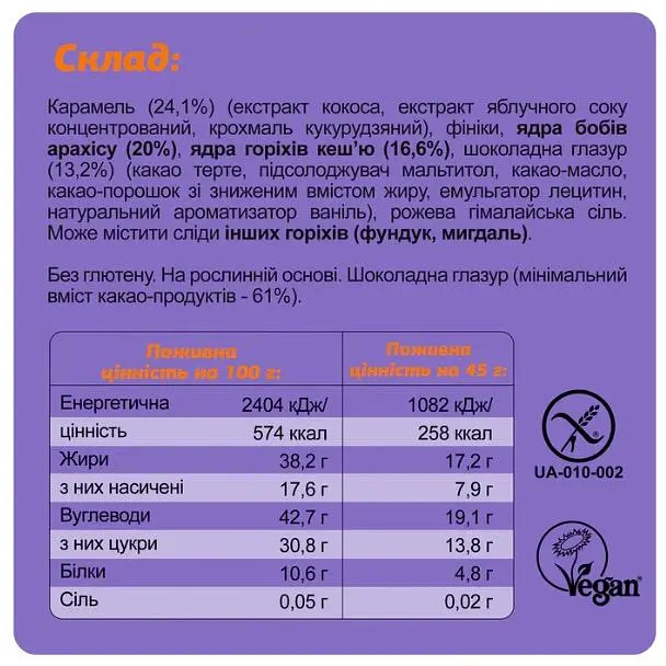 Батончик Fizi All In One Box 10 шт. x 45 г - фото 12