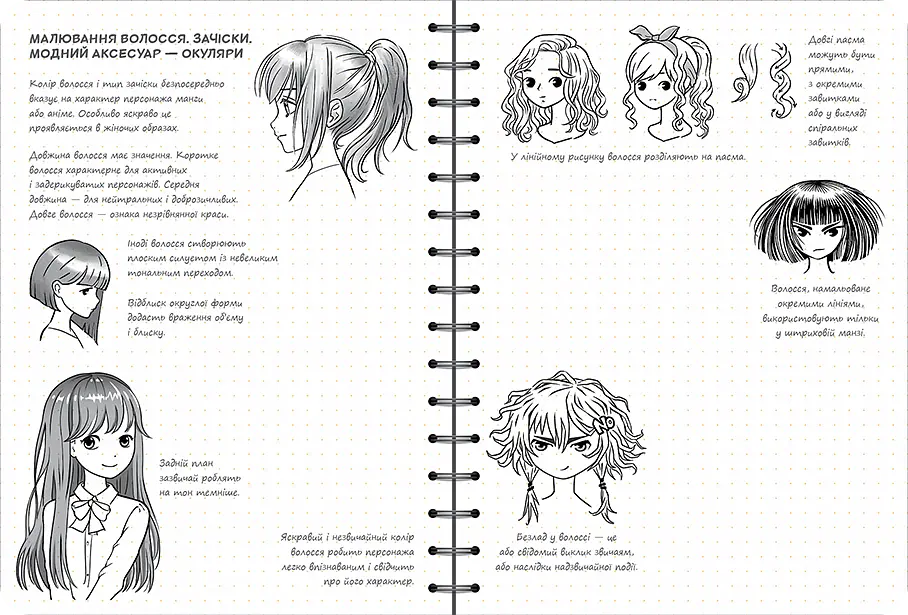 Скетчбук ОКО Sketch Book Скетчбук Малюємо мангу та аніме експрес курс українською O SB MA - фото 5
