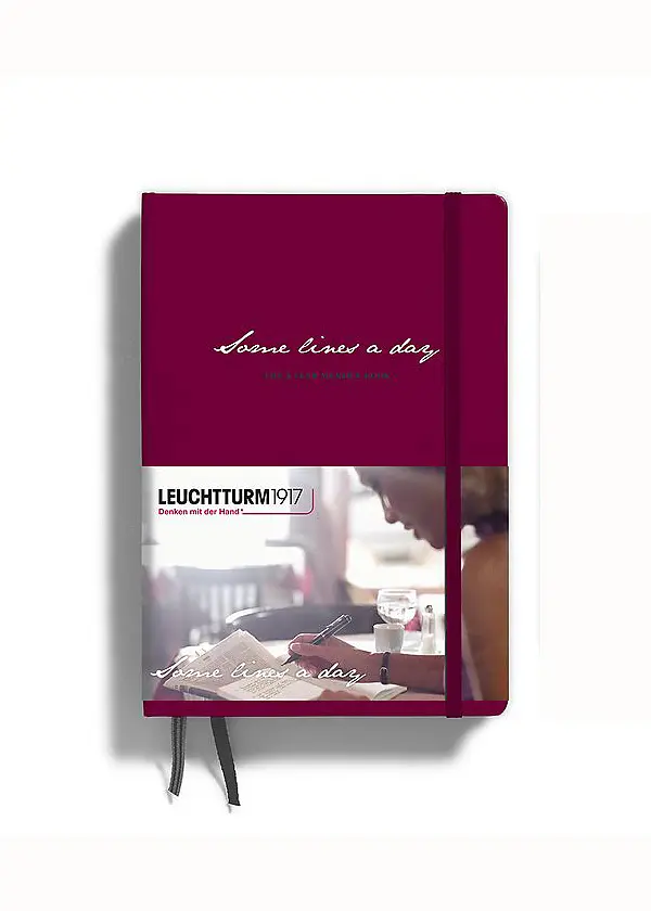 Щоденник Leuchtturm1917 Some lines a day на 5 років, Винний (368169) - фото 4