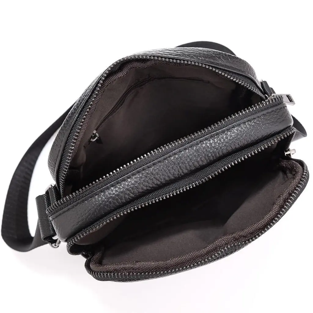 Чоловіча шкіряна сумка через плече маленька Tiding Bag A25-1108A - фото 2