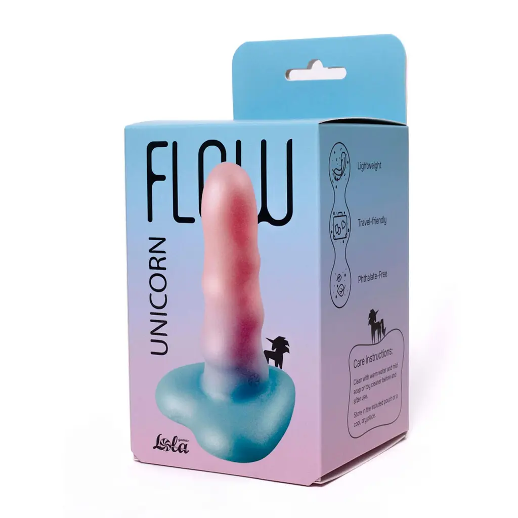 Фалоімітатор Lola Games Flow Unicorn Mini 12.5 см (мульті) - фото 7