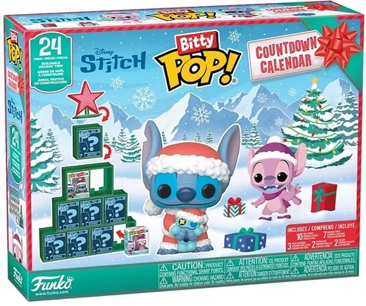 Адвент-календар Funko Bitty Pop Countdown Calendar Stitch Holiday 2025 Funko  87002 Funko 87002 - фото 7