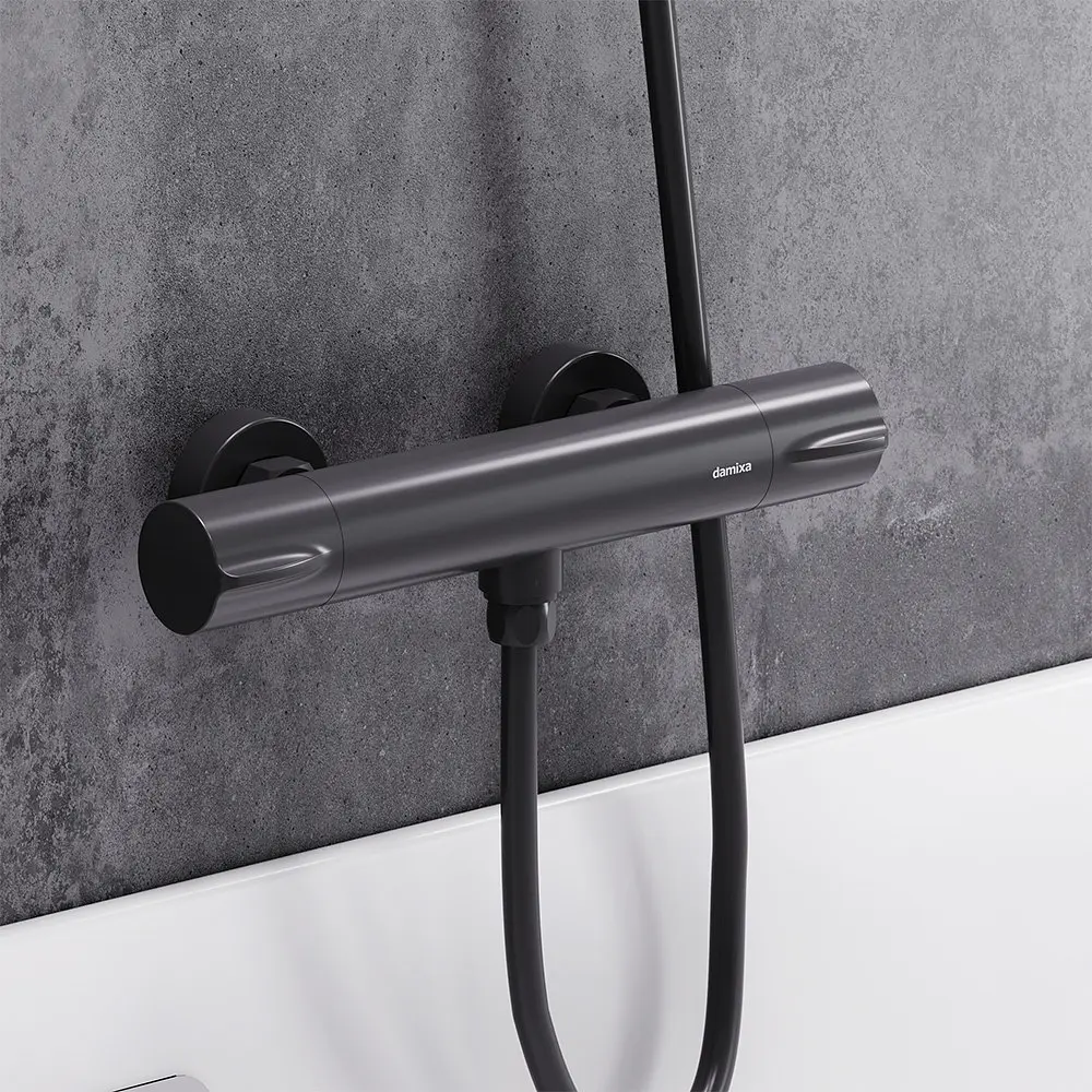 Термостат для душу Damixa Scandinavian Pure black 366000300 - фото 4