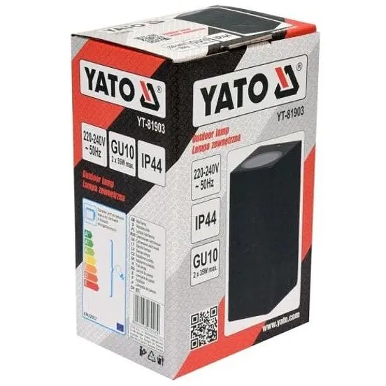 Світильник настінний Yato 35 Вт GU10 (YT-81903) - фото 2