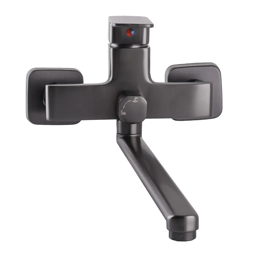 Змішувач для ванної Globus Lux Milano GLM-208N-11-Graphite 000023323 Хром - фото 3