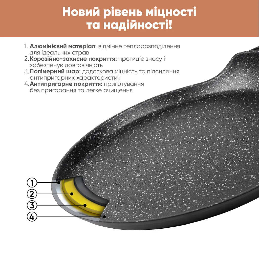 Сковорода для млинців Krauff Grand Chef 24 см (25-45-115) - фото 6