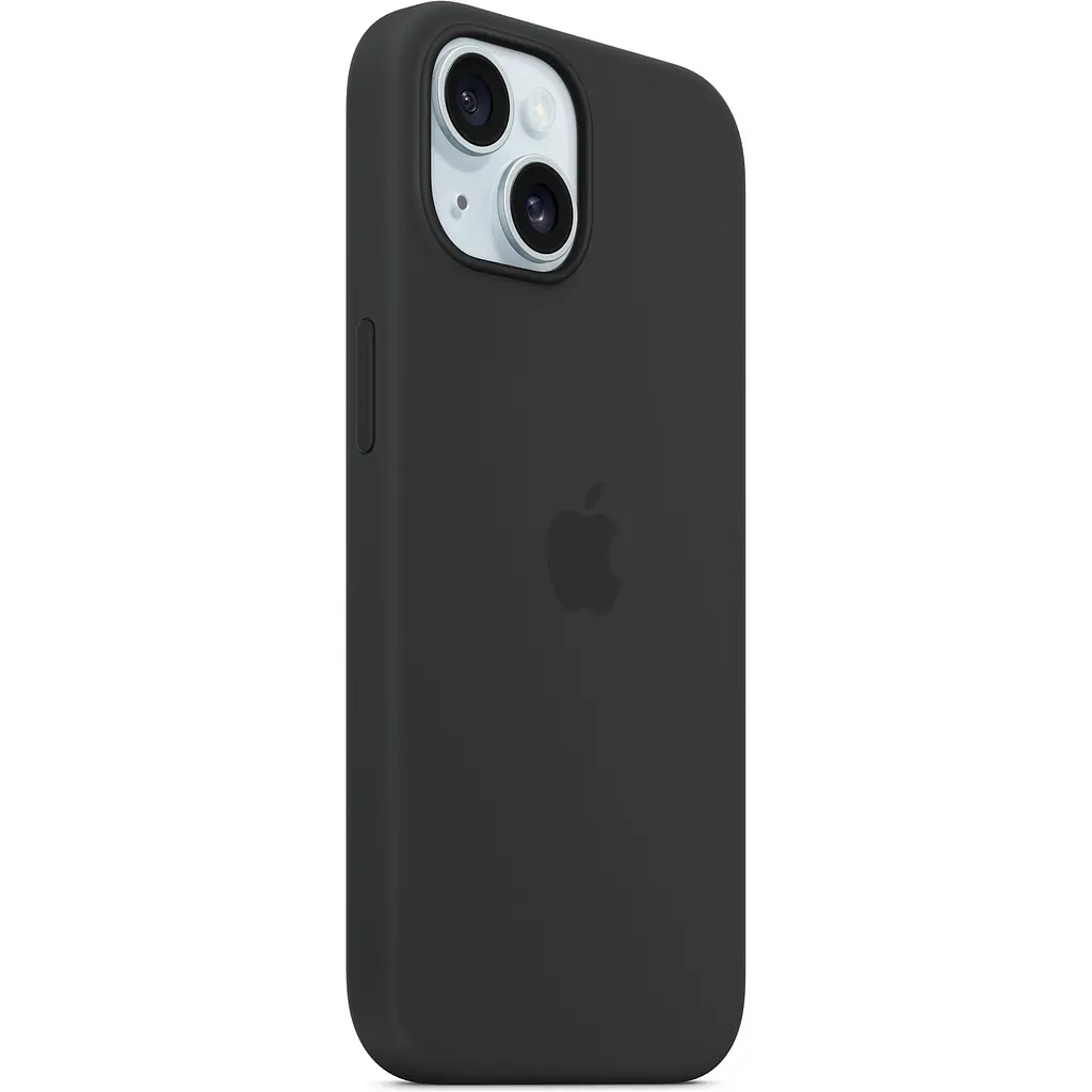 Чохол Silicone Case with MagSafe для Apple iPhone 15 Storm Black ААА [95899] - фото 3