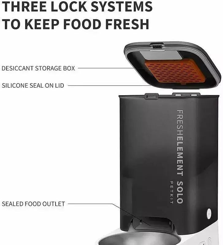 Смарт годівниця PETKIT Fresh Element SOLO (Grey) P570 - фото 4