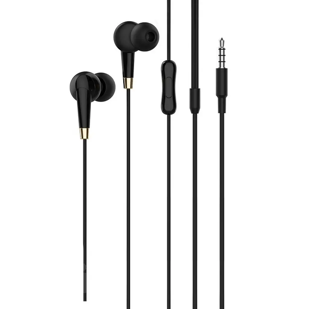 Навушники Hoco M58 Amazing universal earphones with mic чорні - фото 3