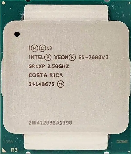 Процесор Intel Xeon E5 2680 v3 LGA 2011v3 (BX80644E52680V3) Б/В