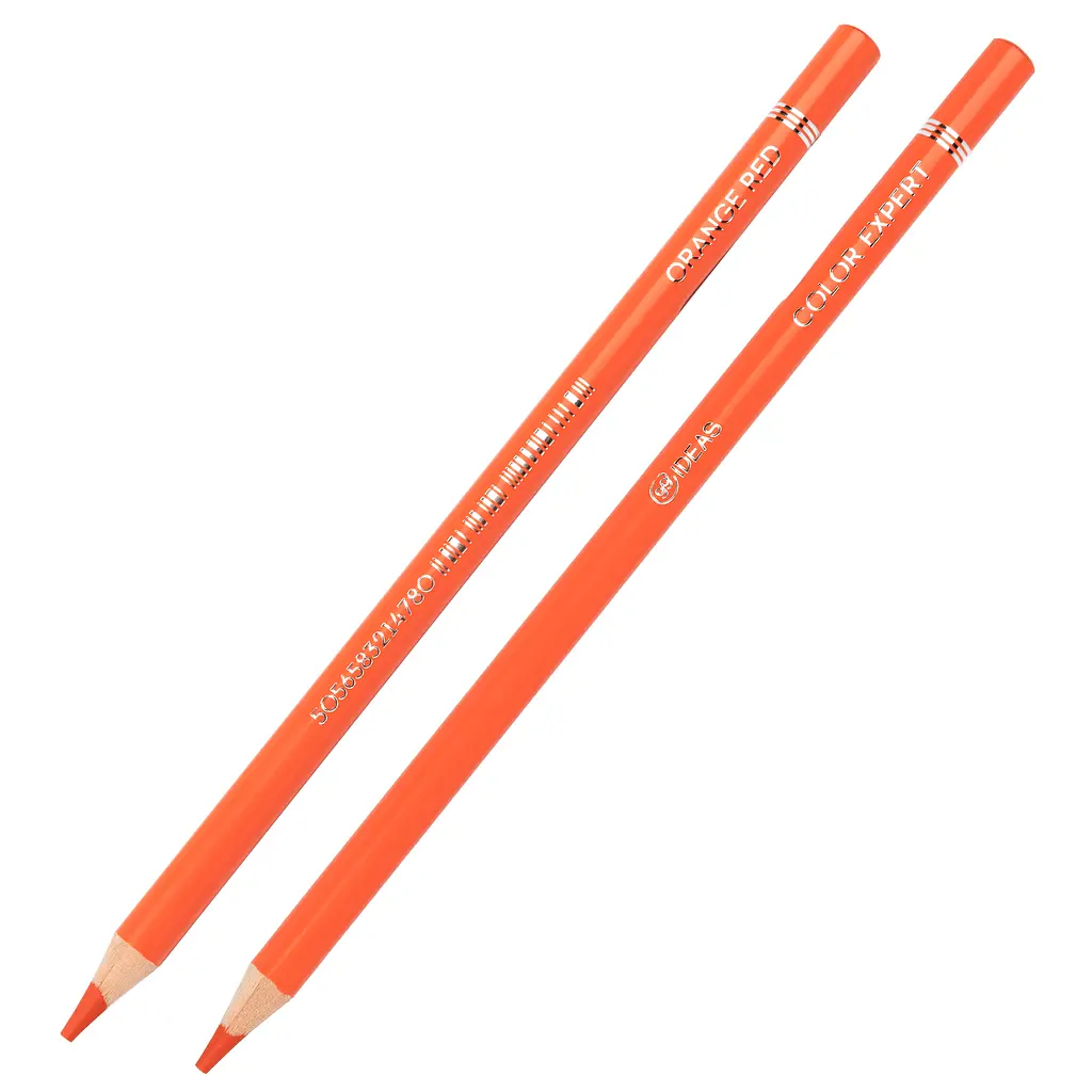 Олівець кольоровий 99IDEAS "Color Expert" Orange Red/Помаранчево-червоний, 99CE-ORRED - фото 2