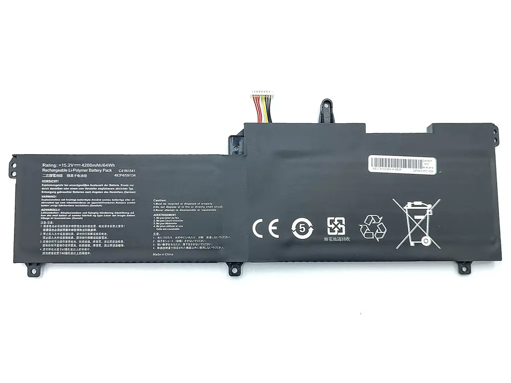 Акумулятор для Asus C41N1541 ROG GL702VT, GL702VM, GL702ZC, GL702VS (15.2V 4200 mAh 64Wh) - фото 2