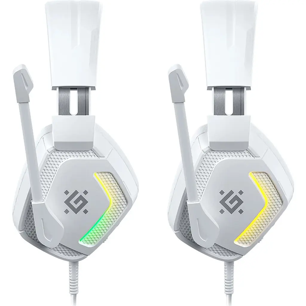 Игровые наушники Defender Espanto RGB USB White (62470) [160239] - фото 7