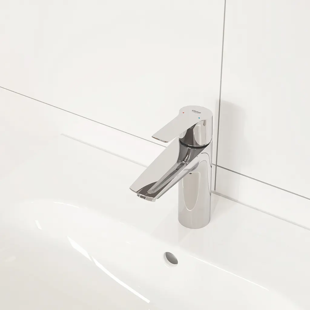 Комплект змішувачів для ванної кімнати Grohe QuickFix Start UA202301MQ, Хром - фото 11