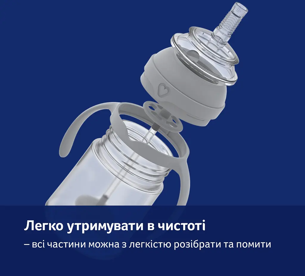 Кружка-непроливайка Lovi Моя перший кружка з трубочкою та обтяжувачем Harmony 150 мл (35/367) - фото 3