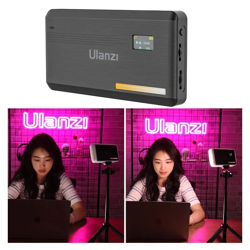Відеосвітло Ulanzi VL200 Bi-color Led Light 8W Black (2481 VL200) - фото 9
