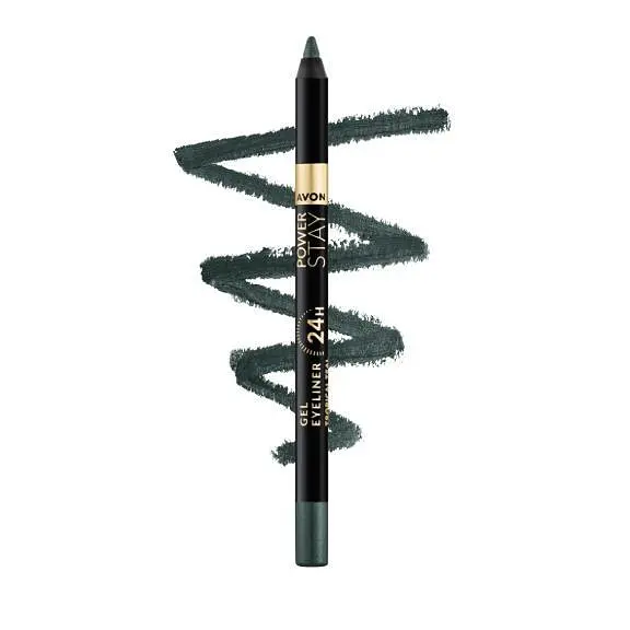 Гелевий олівець для очей Avon «СуперСтійкість» Power Stay 24-Hour, Going Green/Зелений, 1,2г - фото 2