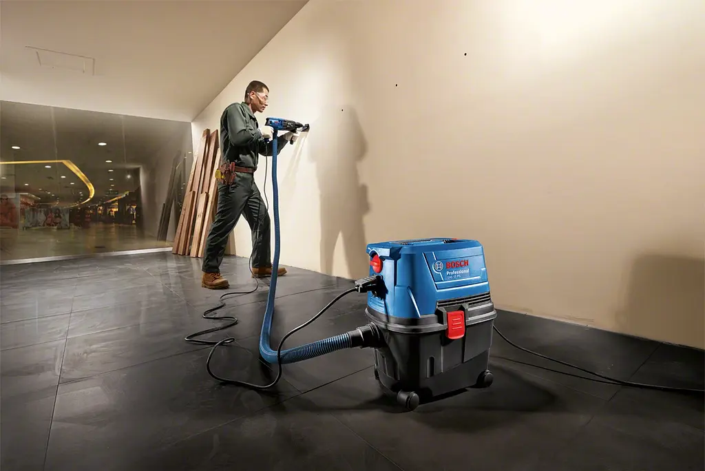 Пилосос професійний Professional GAS 15 PS 1100Вт 220мБар контейнер 15л 8кг Bosch teh0016321 - фото 6
