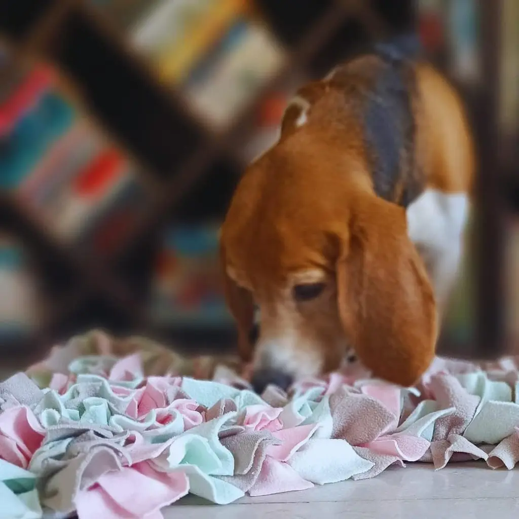 Килимок для нюхання для собак Derby Bone Shape Pet Snuffle Mat, Pink - фото 7