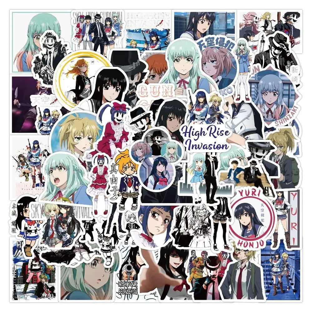 Стікерпак GeekLand High-Rise Invasion 50 штук - фото 3