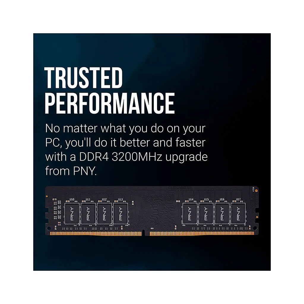 Модуль пам'яті для комп'ютера DDR4 8GB 3200 MHz PNY (MD8GSD43200-SI) - фото 5