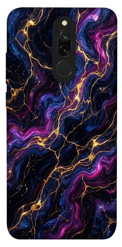 TPU чохол Demsky Purple space marble для Xiaomi Redmi 8