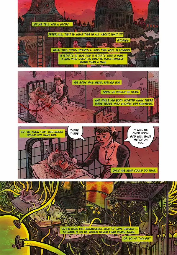 Sherlock Frankenstein and the Legion of Evil (2017 Dark Horse) #4B D - Джефф Лемір - фото 2