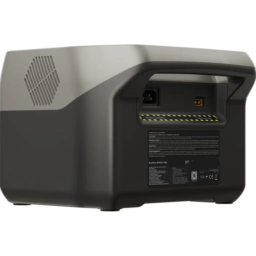 Портативна зарядна станція EcoFlow RIVER 2 Max LiFePO4, 512 Вт/ч 500 Вт (ZMR610-B-EU) - фото 6