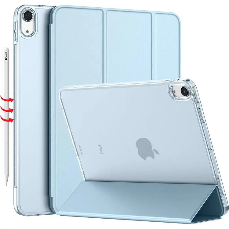 Чохол-книжка BeCover Tri Fold Hard для Apple iPad Air 4/5 2020/2022 10.9" Light Blue (709663) - фото 2