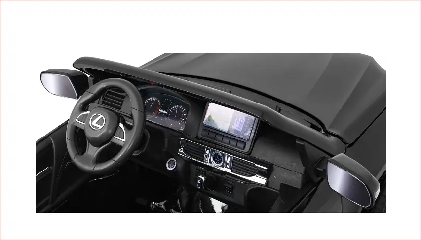 Електромобіль Ramiz Lexus LX570 пофарбований 2x12 на пульті управління, червоний (PA.DK-LX570.EXL.CR) - фото 7