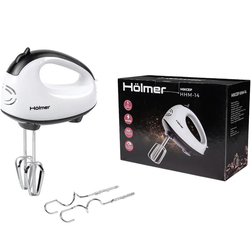 Міксер Holmer HHM-14 чорно-білий (HHM-14) - фото 4