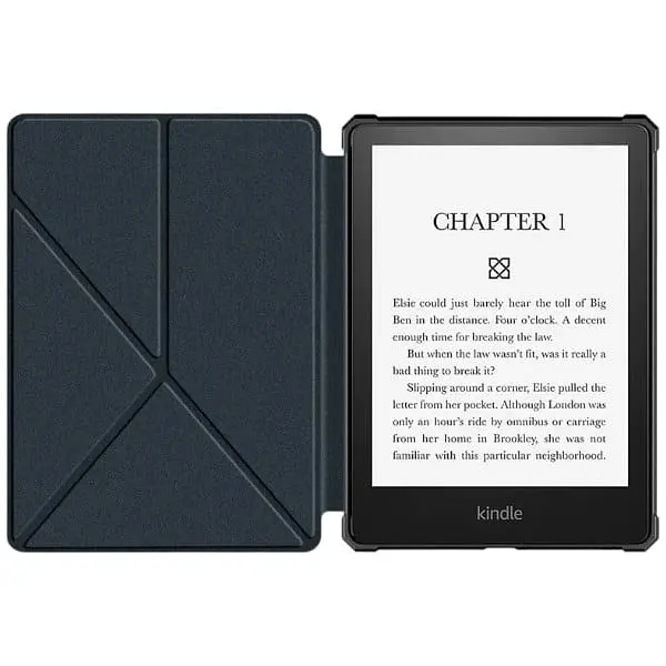 Обложка Ultra Slim Origami BeCover для Amazon Kindle Paperwhite 11th Gen 2021 Deep Blue (707219) - фото 2