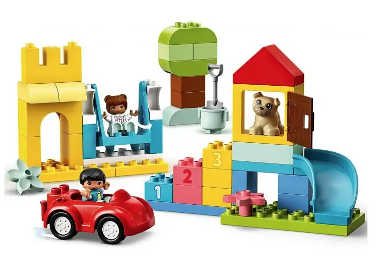 Конструктор LEGO DUPLO® Велика коробка з кубиками 85 деталей (10914) - фото 3