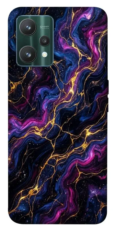 TPU чохол Demsky Purple space marble для Realme 9 Pro